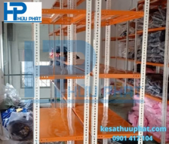 KỆ SẮT V LỖ - TRẮNG CAM 30
