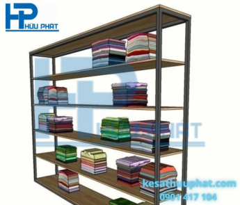 KỆ TRƯNG BÀY QUẦN ÁO SHOP THỜI TRANG - TB08