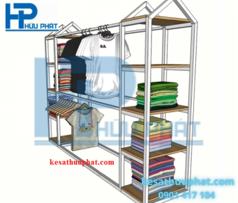 Kệ sắt treo quần áo thời trang - TB09