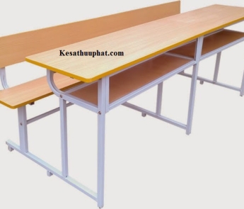 Bàn học sinh liền ghế 4 chỗ - 07