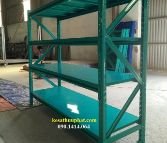 KỆ TRUNG TẢI 4 TẦNG - MÀU XANH 35