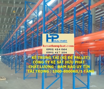 KỆ TRUNG TẢI ( KỆ ĐỂ PALLET ) NHÀ KHO - XÍ NGHIỆP - CÔNG TY (STT -48)