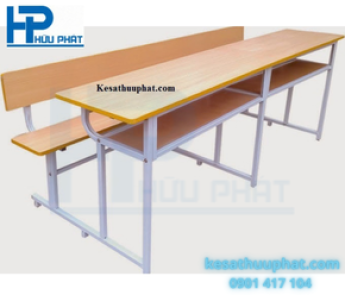 Bàn học sinh liền ghế 4 chỗ - 07