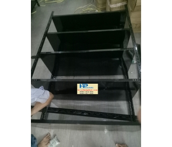 KỆ SẮT V LỖ MÀU ĐEN 34