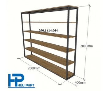 KỆ TRƯNG BÀY QUẦN ÁO SHOP THỜI TRANG - TB08