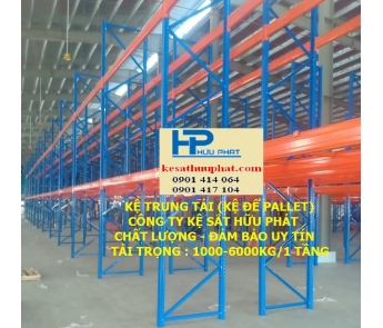 KỆ TRUNG TẢI ( KỆ ĐỂ PALLET ) NHÀ KHO - XÍ NGHIỆP - CÔNG TY (STT -48)