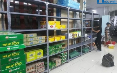                              Tối ưu hóa không gian lưu trữ với kệ sắt V lỗ đa năng                        